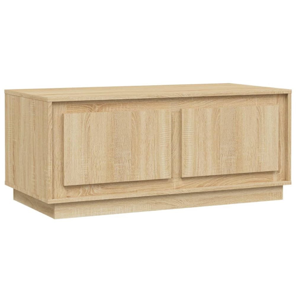 Vidaxl Konferenčný stolík dub sonoma 102x50x44 cm spracované drevo